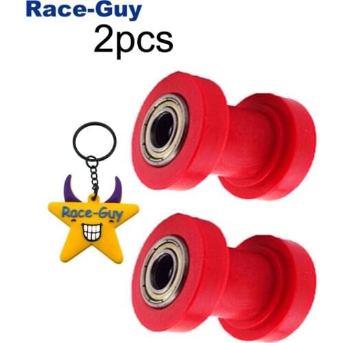 Red 10mm Chain Roller Pulley Tensioner For 50cc 70cc 90cc 110cc 125cc 140cc 150cc 160cc Chinese Pit Dirt Motor Bike Motorcycle C