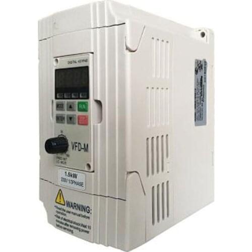 New original Delta VFD-M series ultra low noise mini VFD015M21A 1.5kw 220V inverter