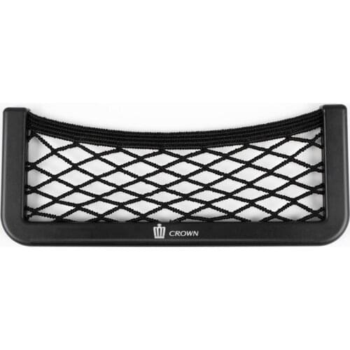 1pcs Car Seat Side Back Storage Net Bag Phone Holder Pocket Organizer for Toyota Crown Accessories Car Styling