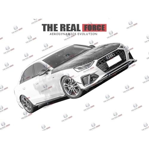 Suitable For 21-22 Audi S4 TRF-VS Carbon Fiber Full Lip Body Kit - Front Rear Lip Diffuser Side Skirts