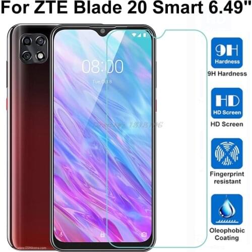 Tempered Glass Screen Protector For ZTE BLADE 20 Smart 2019 9H 2.5D Phone Protective Glass For ZTE BLADE 20 Smart 2019 Glass