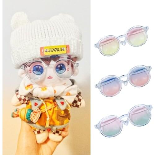 9cm 1Pair Cool Blythes Glasses is also Suitable for 15/20cm EXO Dolls Toy Glasses Accessories Birthday Gift