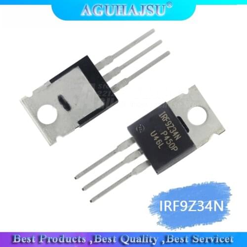 10PCS IRF9Z34N TO220 IRF9Z34 TO-220 IRF9Z34NPBF P-channel FET 19A55V