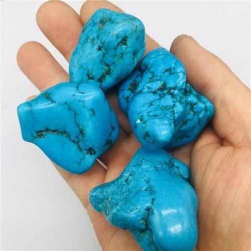 100g mineral specimens of natural crystal turquoise