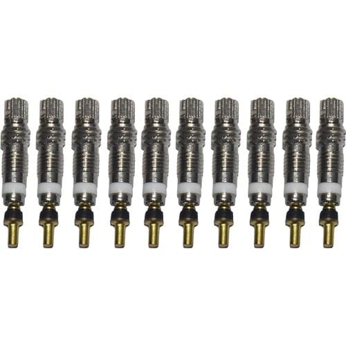 10x Wheel Straight Grain Tyre Tire Car Valve Core Pressure Valve Removal Accessories Tool
