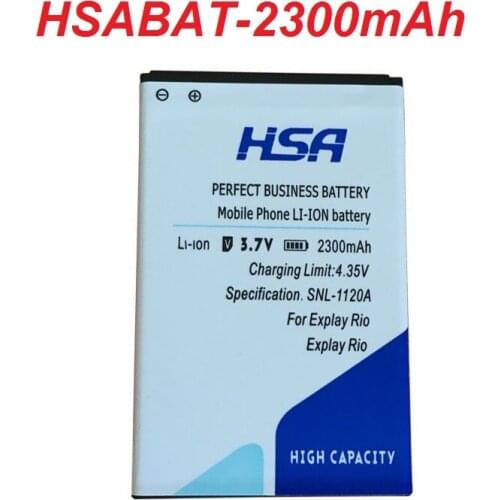2300mAh Battery For Explay Rio Phone Batteries free shipping