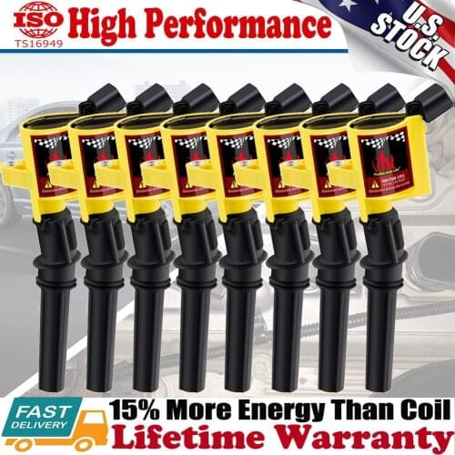 8 Ignition Coil Pack For Ford F150 Expedition 4.6L 5.4L 2000 2001 2002 2003 2004