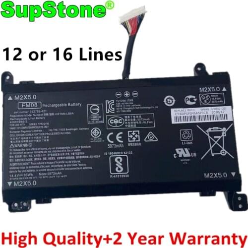 SupStone FM08 HSTNN-LB8A LB8B Battery For HP Omen 17-AN010NP AN015NG AN019NF AN021NF AN125NF AN117NF TPN-Q195 922976-855 922977