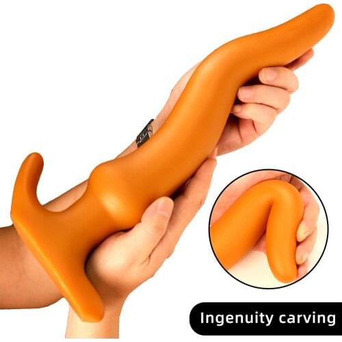 Liquid Silicone Anal Butt Plug Adult Sex Toys for Couples Gold Super Simulation Penis for Women Adult Products Cheap Sex Toys