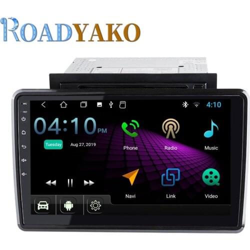 Android 10.0 Car DVD Multimedia Player with Rotatable Screen For Universal Auto GPS Navigation Radio Stereo 10.1 Inch Double Din