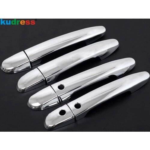 Car Styling For Mazda 3 2010 2011 2012 ABS Chrome Door Handle Cover Trims with smart holes