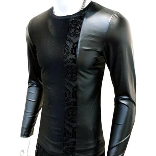 BADUN QISHI Long Sleeve Polos For Men