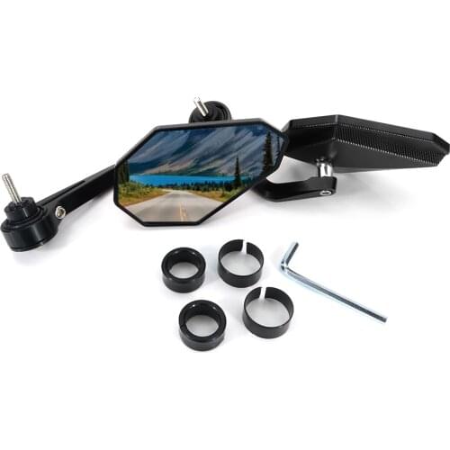 Fit For Honda CBR650F CBR650R CBR1100XX CB300R CB650F CB1300 7/8" 22mm Universal Handle Bar Rearview Side Mirrors Bar End Mirror