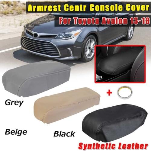 Car Central Armrest Box Cover Center Console Protection Case Microfiber Synthetic Leather For Toyota for Avalon 2013 2014-2018