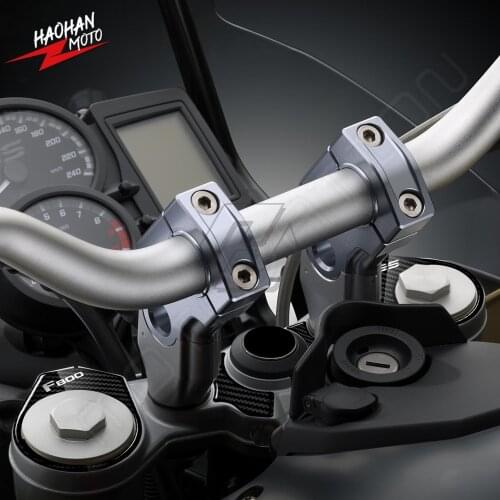 For BMW Motorrad F800GS 2008-2018 3D Carbon-look Upper Triple Yoke Defender