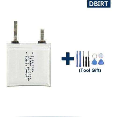 Tools Gift + Rechargeable PL332728V 332728 290mAh Battery For Huami AMAZFIT Stratos II 2 Smart Sport Watch Accumulator AKKU