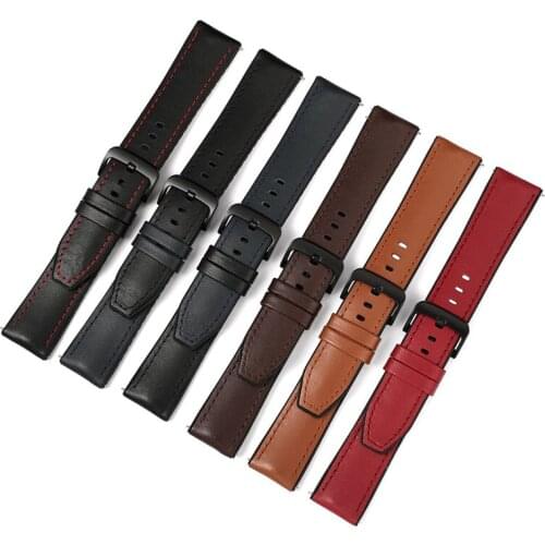 Leather SIlicon Bracelet Band For Garmin Vivoactive 3/ Vivoactive3 Music / Venu / Venu SQ / Forerunner 245 20mm Watchband Straps