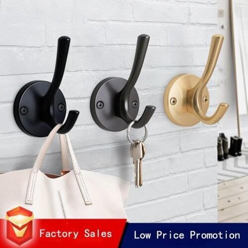 Modern Minimalist Wardrobe Closet Hook Kitchen Bathroom Wall Mounted Single Hook Zinc Alloy Nordic Style Furniture Coat Hook