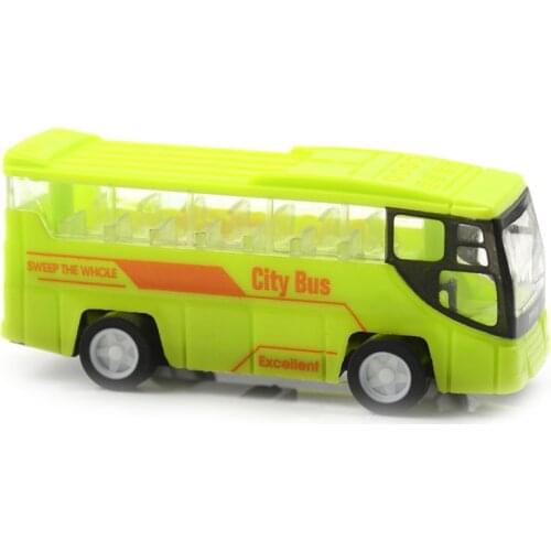 Small Pull Back Bus Car Toys for Boys Children Baby Mini Cars Cartoon Bus Toys for Kids Children Toy 8.5cm*3cm*3.3cm