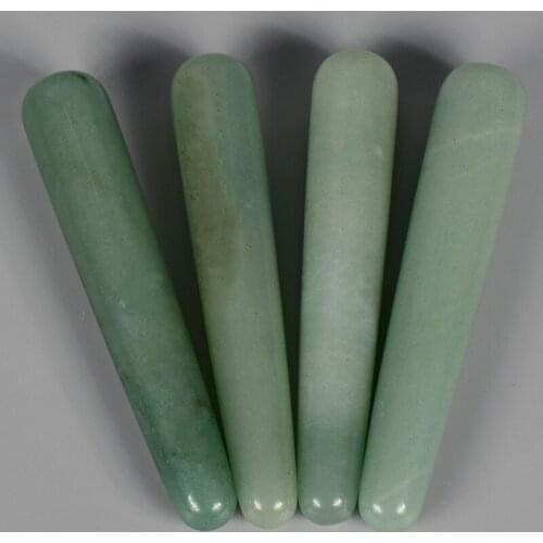 Natural Crystal Massager Points Tools Smooth Stone Energy Point Wands Relax Body Care Women Safe Massage Tools