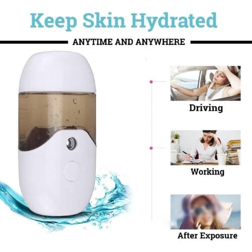 Mini Nano Face Steamer USB Nebulizer Face Moisturizer Humidifier Hydrating Skin Care Women Facial Sprayer Beauty Care Disinfect