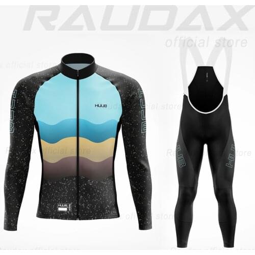 Mens Cycling Jersey Set 2021 New Team Raudax Spring Summer Cycling Clothing MTB Cycling Bib Short Set Ropa Ciclismo Triathlon