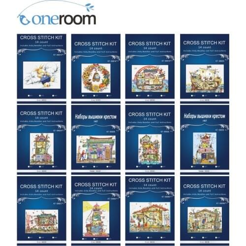 Top Quality lovely counted cross stitch kit north pole house bothy threads cut through house style