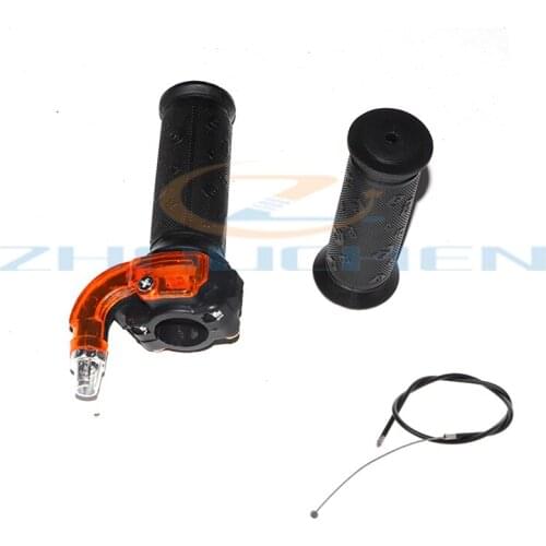 New type of handlebar throttle accelerator grip + cable suitable for 47cc 49cc mini off-road vehicle