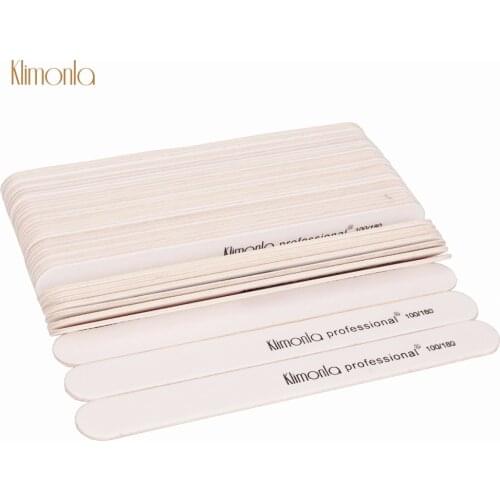 Nail Files Buffer Double Side Wood Stick 100/180 Grit Sanding Polishing File Nail Tool Wooden Pedicure Manicure Files Household
