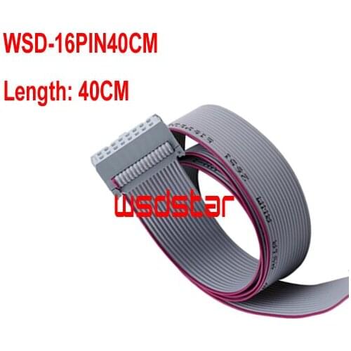 WsdStar 40cm Long Flat Wire/Hub Cable Pure copper Data cable for LED Display 10pcs/lot
