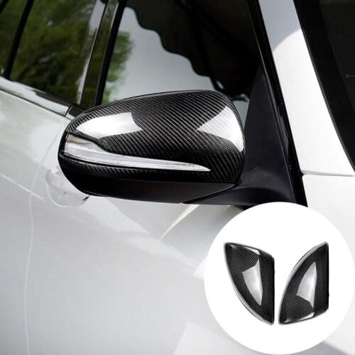 Real Carbon Fiber For Mercedes Benz W222 S550 S600 S63 W205 2015-2020 Car Side Door View Mirror Covers Cap Rearview Mirror Cover