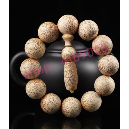Natural dragon blood golden silk bamboo, full fish grain pattern beads hand string, natural material craft accessories