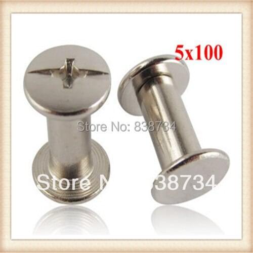 Steel with zinc plated 5*100mm sex screw