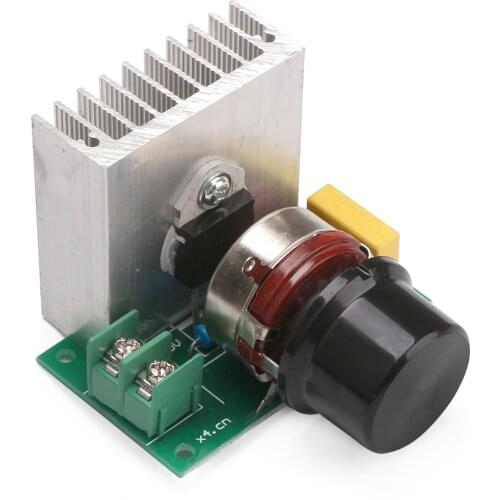 AC 220V 3800W SCR Motor Speed Controller Imported Thyristor Power Electronic Dimmer Voltage Regulator Temperature Silicon Switch