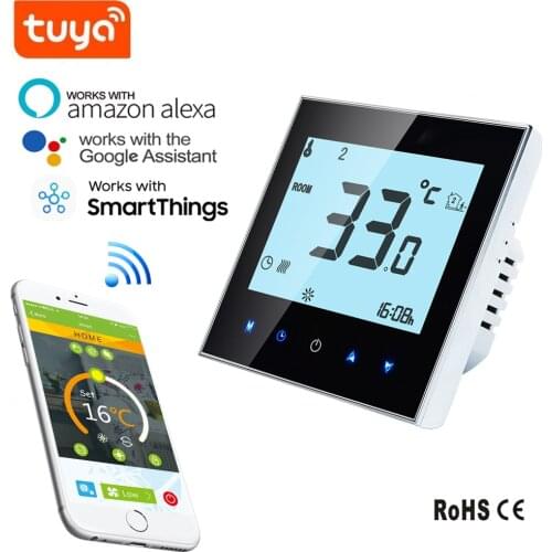 Tuya Thermostat WiFi Temperature Controller for Gas Boiler/Waterfloor Heating Water/Electric / Google Home Alexa Voice Control