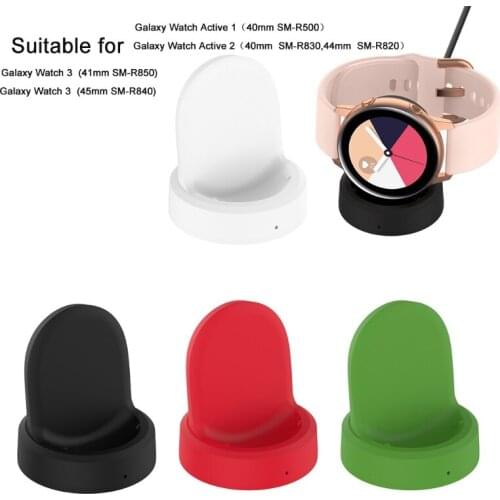 USB Wireless Charger Stand Cradle Dock for -Samsung -Galaxy Watch 3 41mm/45mm R840 R850 Active