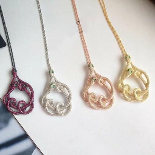 Designer Fashion 925 Sterling Silver Jewelry 3A Cubic Zirconia Party Necklace