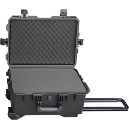 SQ5236 big size external 575*421*287mm watertight equipment with wheels