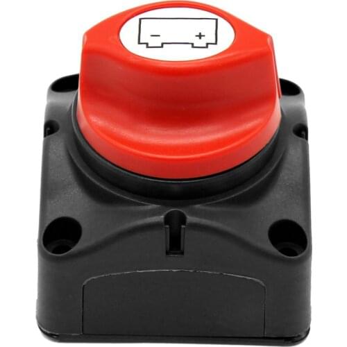 300A 600A Car Battery Power Switch Protective Knob Breaker Battery Car Disconnect Isolator Switch For Car Vehicle Rv Boat Marine