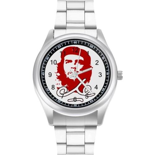 Che Guevara Quartz Watch Analog Cool Wrist Watch Stainless Female Fitness Photo Wristwatch