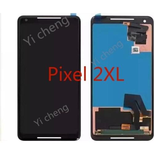 100% Original Amoled For Google Pixel 2 XL LCD Display Touch Screen for Google Pixel2 2XL Digitizer Assembly Replacement Parts