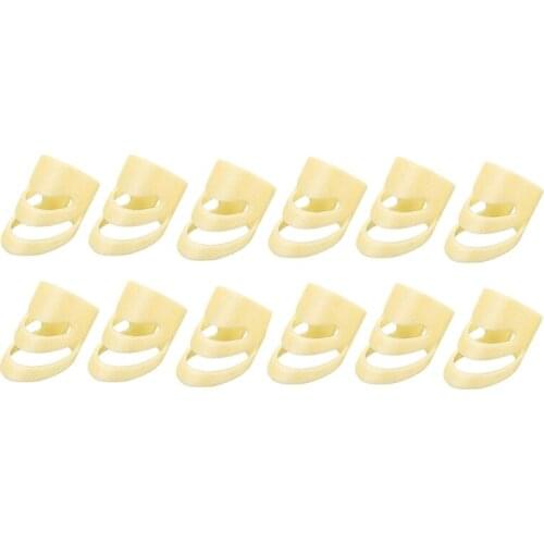 12pcs Alaska Guitar Picks Finger Picks Medium and Large Alaska Picks Plectrums Stringed Instrument Accessories