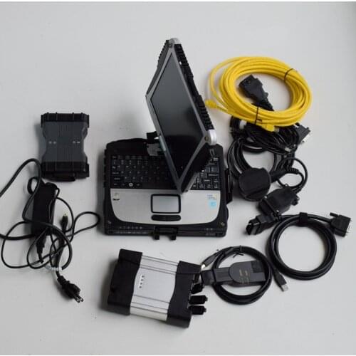 2in1 MB Star C6 and icom Next for BMW V12.2020 Software in used laptop CF19 1TB HDD for Auto diagnosis Tool Code Scanner
