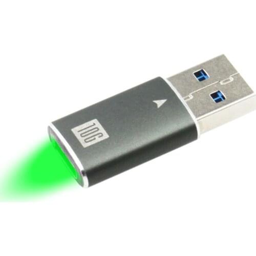 Type C Female to USB Male Adapter Gen2 10Gbps USB-C Extender Connector Head P9YA