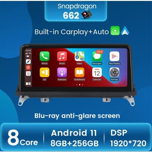 Fellostar 10.25''Android 11 Car multimedia Player Car Radio Player For BMW X5 E70 X6 E71 2007-2013 DSP IPS LTE Wireless carplay