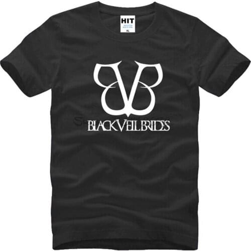 Brand mens tshirts Black Veil Brides T Shirt Men New Printed Psot-Hardcore Punk T-shirt Short Sleeve Cotton Rock Roll Tops