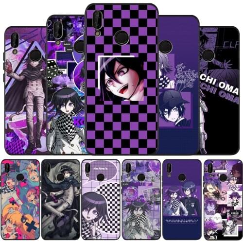 Danganronpa V3 Black Silicone Soft Phone Case For Huawei 40 30 20 10 9 Lite Pro P smart 2019 Y6 Y6 Prime2019 Y9 2018