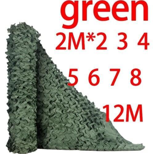 Sun Shade 2*2 3 4 5 6 7 8 9 10M Camo Netting green CamoSystems Bulk Roll Blind for Hunting Decoration Party Camping Outdoor