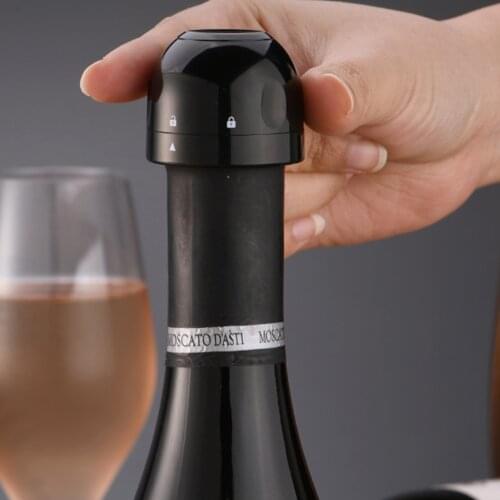 HOT Vacuum Red Wine Bottle Cap Stopper Silicone Sealed Champagne Bottle Stopper Vacuum Retain Freshness Wine Plug Bar Tools
