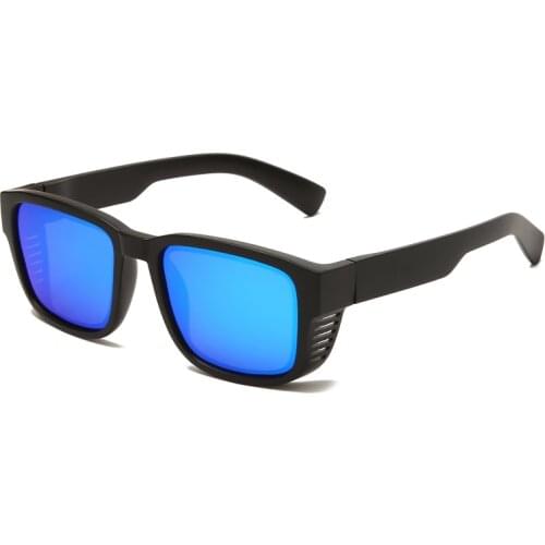 Fashion men women square polarized sunglasses unisex Vintage polaroid sun glasses UV400 mirror goggle Plastic titanium frame TR